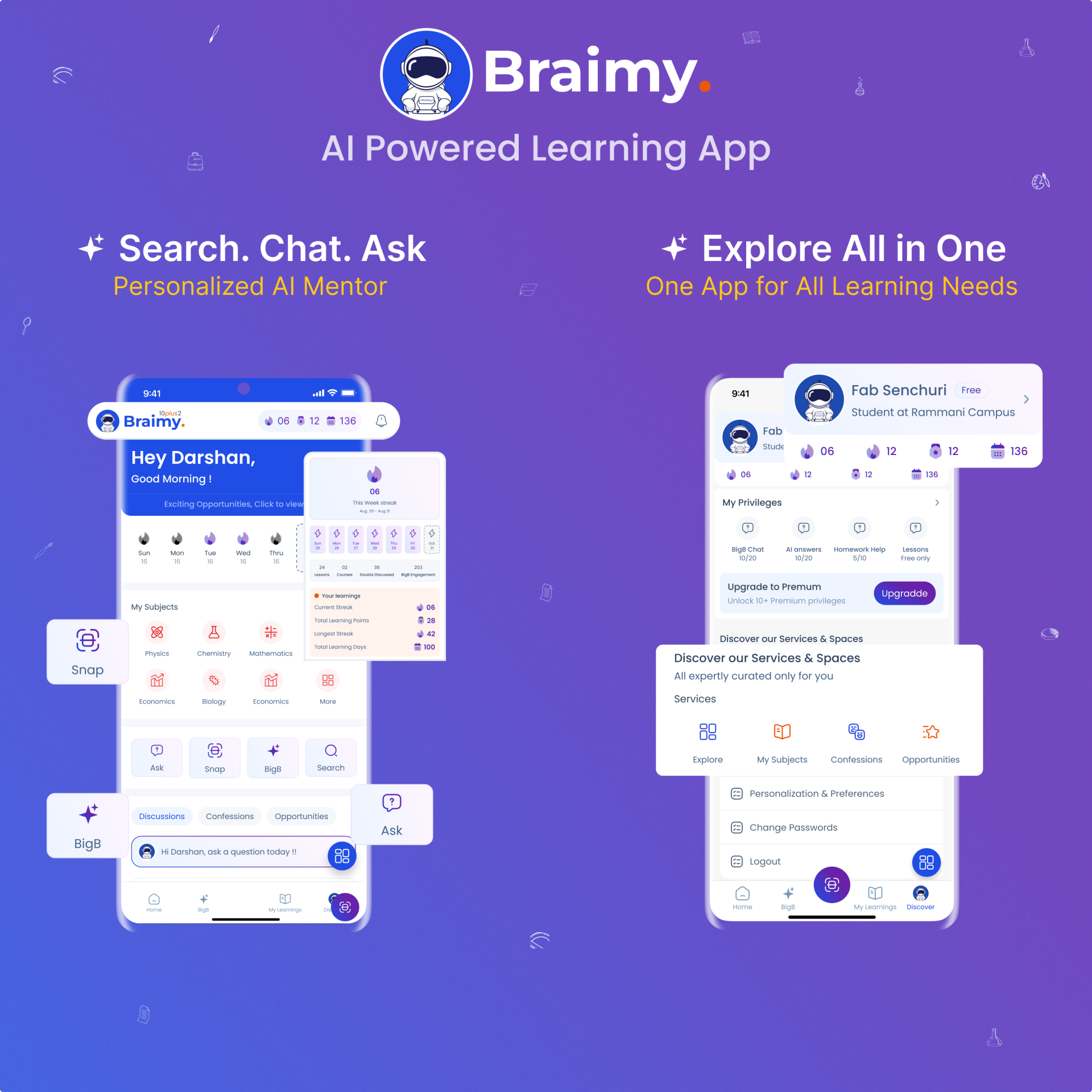 Braimy – AI Powered Learning App